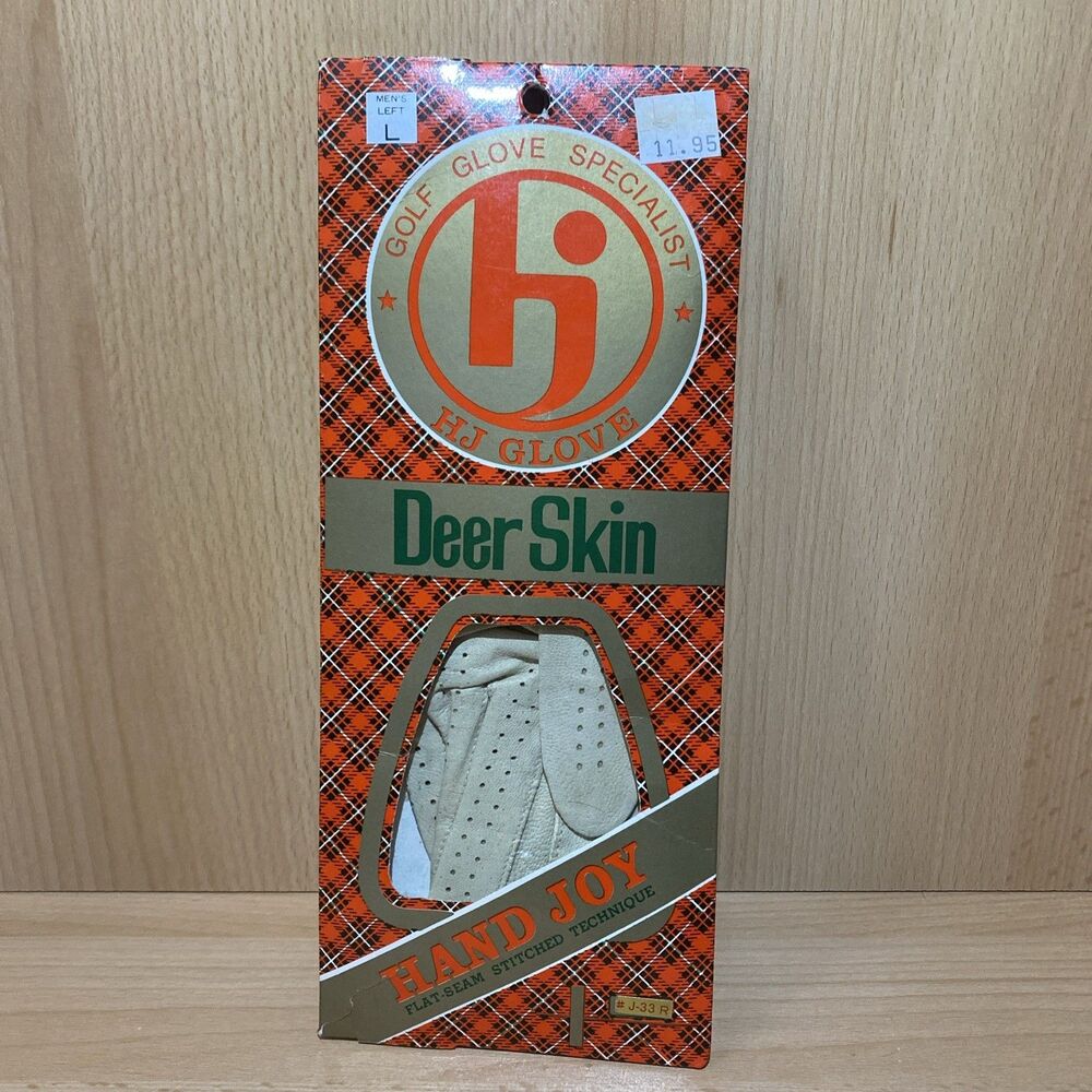 HJ Glove Golf Glove NOS Deer Skin Men’s Left Size Large J33R